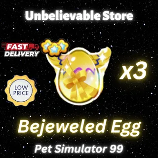 3x Bejeweled Egg