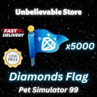 5000x Diamonds Flag