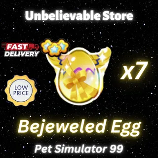 7x Bejeweled Egg