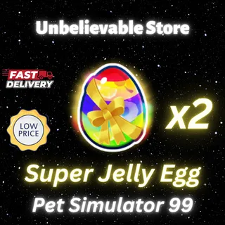 2x Super Jelly Egg