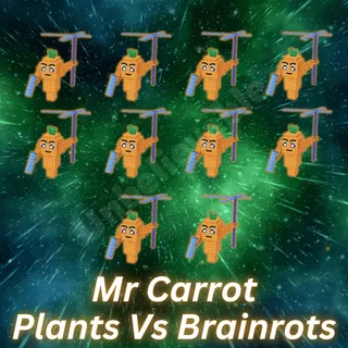 Mr Carrot Plants Vs Brainrots