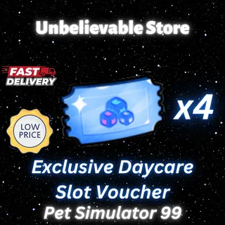 4x Exclusive Daycare Slot Voucher