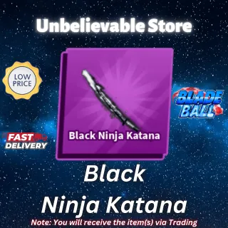 Black Ninja Katana