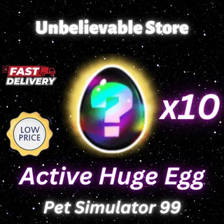 10x Active Huge Egg