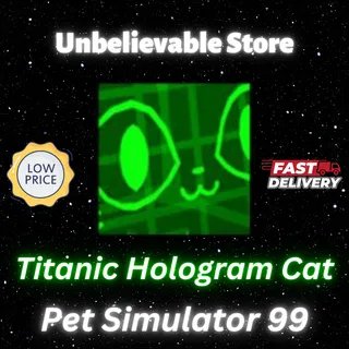 Titanic Hologram Cat