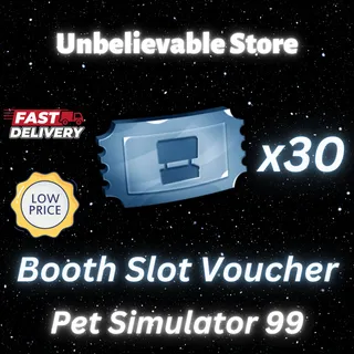 30x Booth Slot Voucher