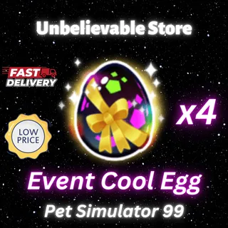 4x Event Cool Egg