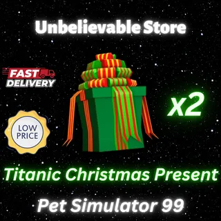 2x Titanic Christmas Present