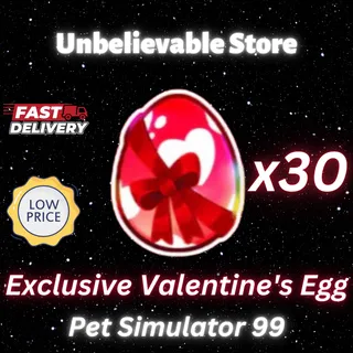 30x Exclusive Valentine's Egg