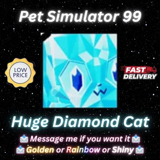 Huge Diamond Cat