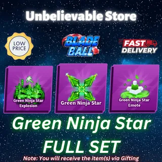 Green Ninja Star