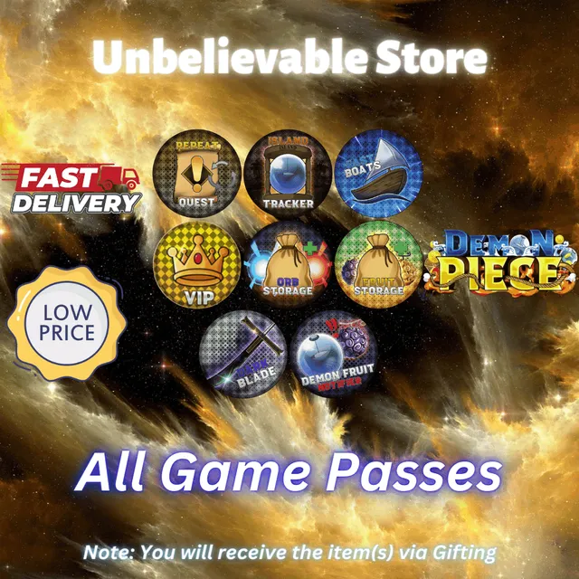 All Game Passes - Roblox Game Items - Gameflip