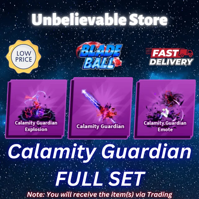 Calamity Guardian Set - Roblox Game Item - Gameflip