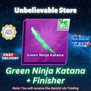 Green Ninja Katana Finisher