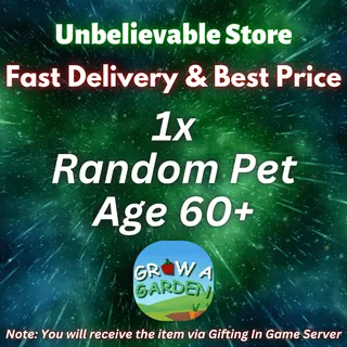 Age 60 Grow a Garden