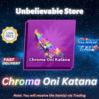 Chroma Oni Katana