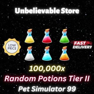 100000x Potions Tier II