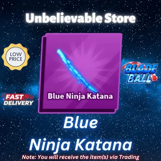Blue Ninja Katana