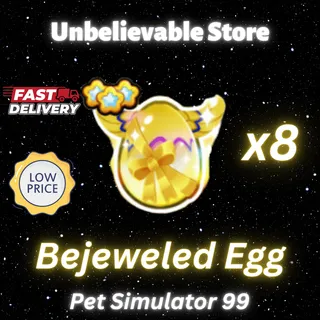 8x Bejeweled Egg