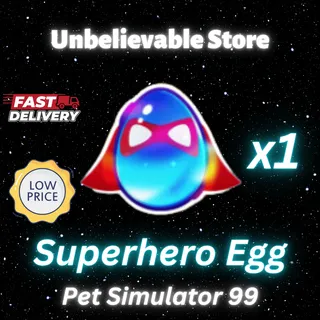 1x Superhero Egg