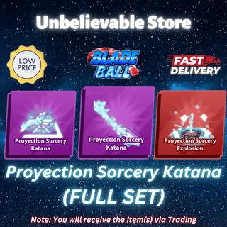 Proyection Sorcery Katana Set