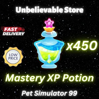 450x Mastery XP Potion