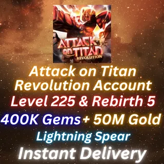 Attack on Titan Revolution Account