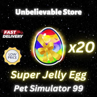 20x Super Jelly Egg