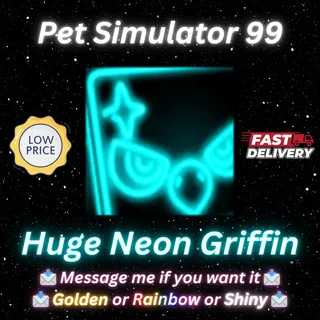 Huge Neon Griffin