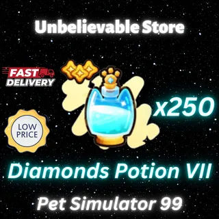 250x Diamonds Potion VII