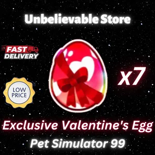 7x Exclusive Valentine's Egg