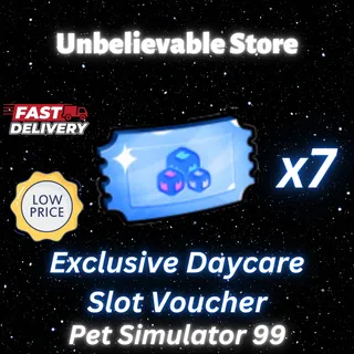 7x Exclusive Daycare Slot Voucher