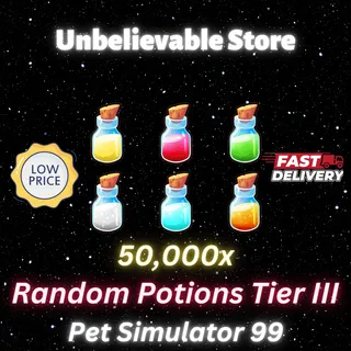 50000x Potions Tier III