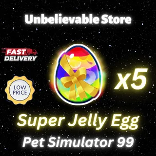 5x Super Jelly Egg