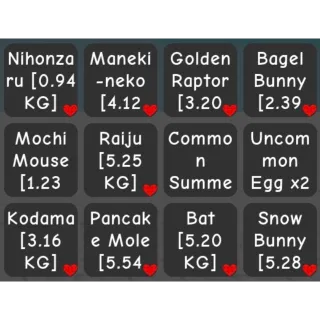 GAG PETS ~ all pets shown in photos 