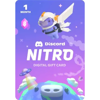 Discord Nitro - 1 Month Subscription