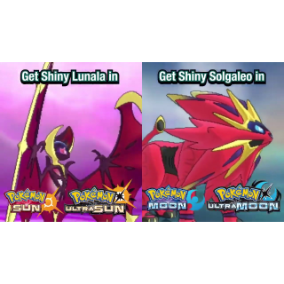 Shiny Lunala  Pokemon sun, Pokemon, New pokemon