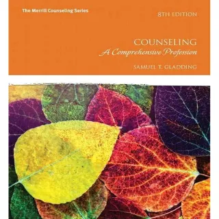 Counseling A Comprehensive Profession 8th (Merrill Counseling)