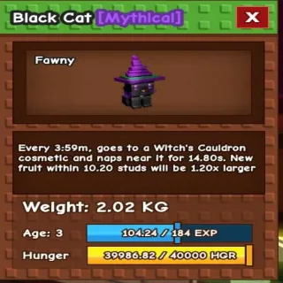 Black Cat (Grow A Garden)