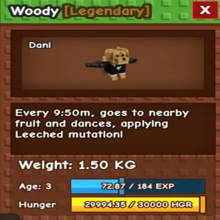 Woody (Grow A Garden)