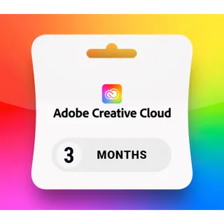 Adobe Creative Cloud Pro - 3 Months Subscription 