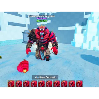 x10 MAXED Tigrullini Grandini Berserchini 123.8b/s Without any rebirth - Lucky block Rush