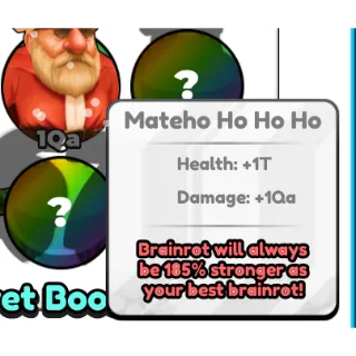 Mateho ho ho ho secret