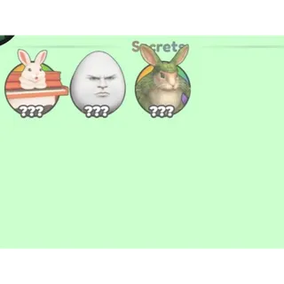 Every new Easter secret Rare 