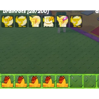 12 maxed out brainrot - Be a lucky block