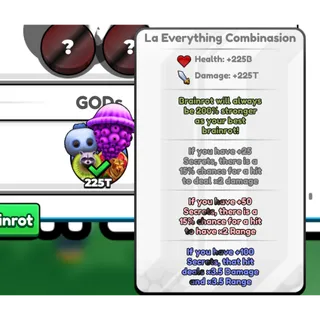 NEW GODS SECRET La Everything combinsion secret