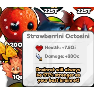 New strawberrini octosini secret