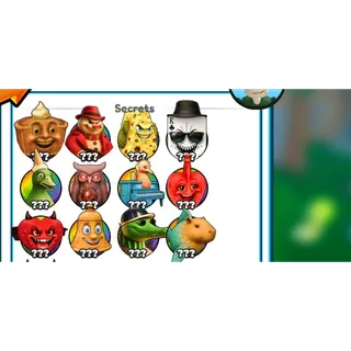 Pack of 12 rarest secret - Brainrot evolution Cheapest 