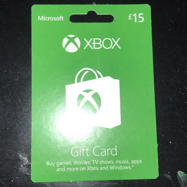 £15.00 Xbox Gift Card Xbox Gift Card Gift Cards Gameflip
