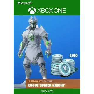 Fortnite: Rogue Spider Knight Bundle + 2000 V-Bucks (Xbox One) Xbox Live Key GLOBAL